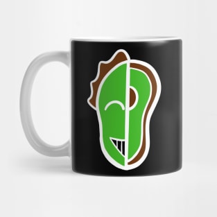 Partial Avocado - Head Mug